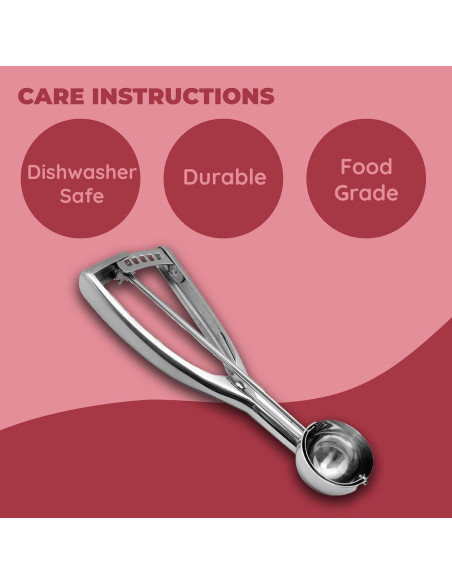 Cucharón de Masa para Galletas Jacent 28g Acero Inoxidable