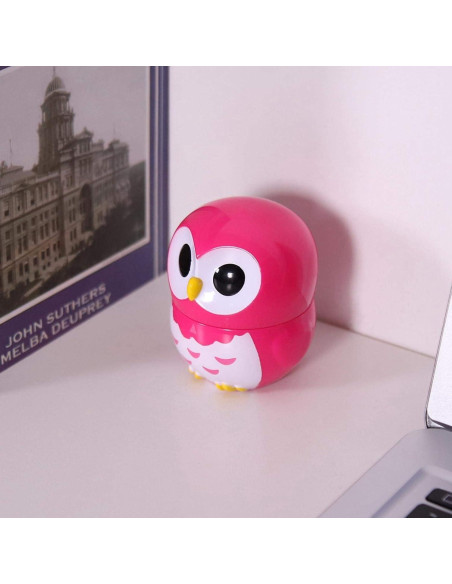 Temporizador de Cocina Mecánico Tyenaza Búho Rosa 55 Minutos