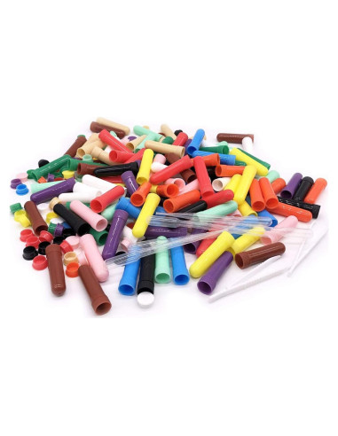 120 Tubos Inhaladores Nasales ZIOJOVK con Mechas y Gotero