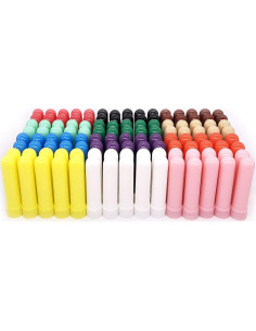 120 Tubos Inhaladores Nasales ZIOJOVK con Mechas y Gotero 2
