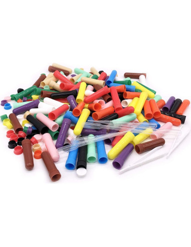 120 Tubos Inhaladores Nasales ZIOJOVK con Mechas y Gotero