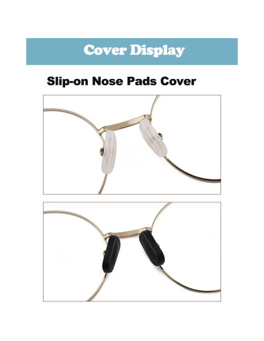 Cubiertas Almohadillas Nasales LVVFIT Silicona 5 Pares M