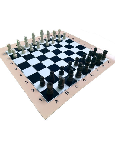 Juego de Ajedrez de Viaje Plegable Hzsshb - Mini Ecológico