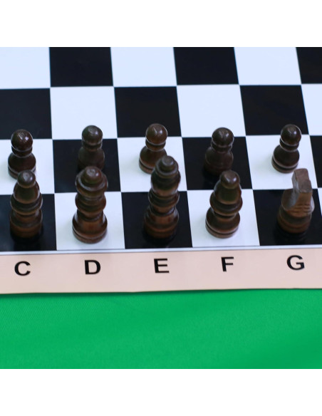 Juego de Ajedrez de Viaje Plegable Hzsshb - Mini Ecológico