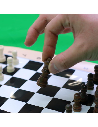 Juego de Ajedrez de Viaje Plegable Hzsshb - Mini Ecológico