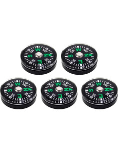 Brújula de Supervivencia LIOOBO 15mm Compacta para Camping 2