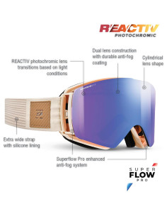 Gafas de Nieve Julbo Launcher REACTIV 1-3 Anti-vaho UV 2