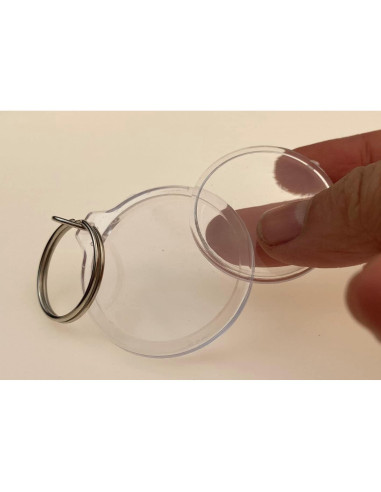 25 Marcos de Foto Acrílico Transparente 3.6cm DIY Personalizados