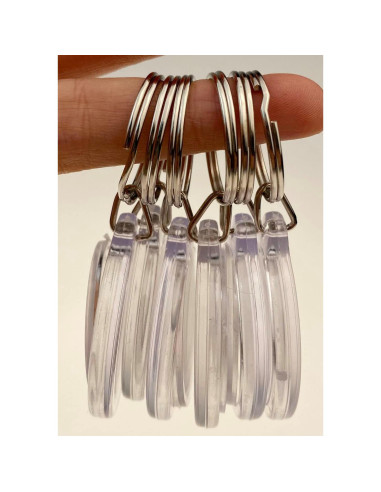 25 Marcos de Foto Acrílico Transparente 3.6cm DIY Personalizados