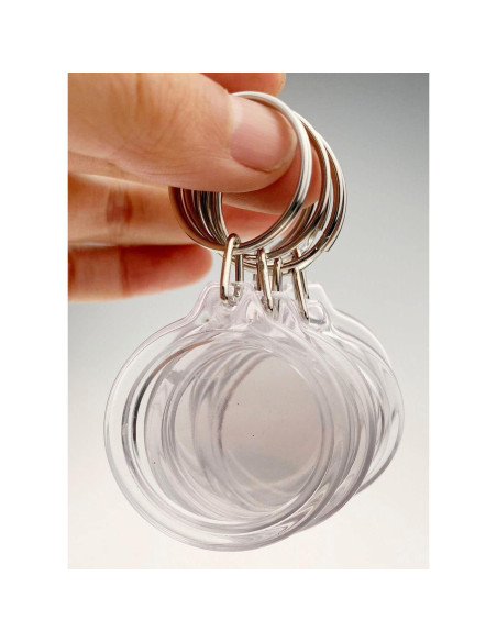 25 Marcos de Foto Acrílico Transparente 3.6cm DIY Personalizados