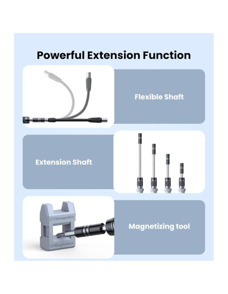 Juego de Destornilladores de Precisión AXTH 115 en 1 Ergonómico