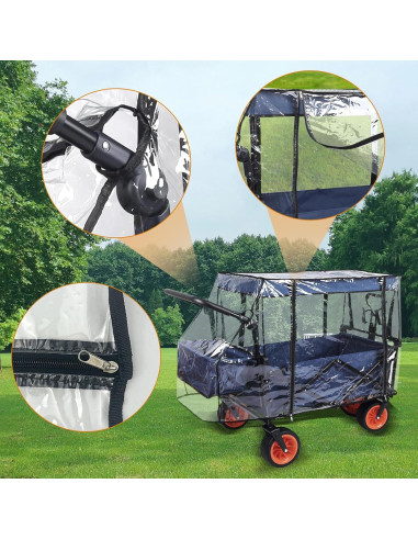 Cubierta de Lluvia EYUNSTAR para Carros Plegables 52cm x 84.5cm