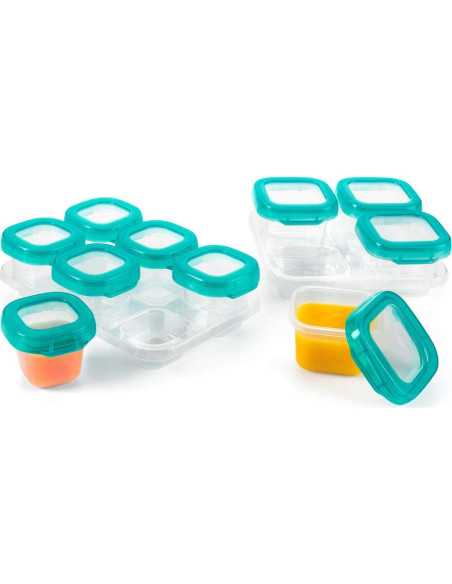 Set de Bloques para Bebés OXO Tot 12 Piezas Verde Azulado
