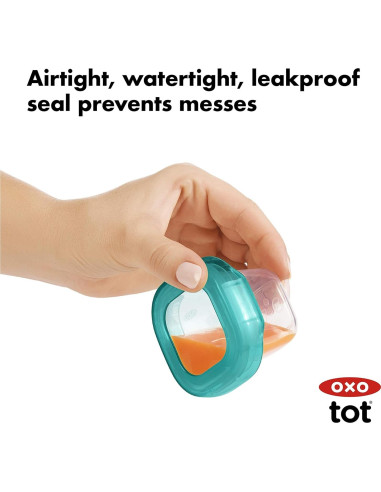 Set de Bloques para Bebés OXO Tot 12 Piezas Verde Azulado