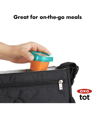 Set de Bloques para Bebés OXO Tot 12 Piezas Verde Azulado