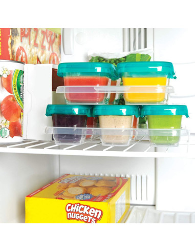 Set de Bloques para Bebés OXO Tot 12 Piezas Verde Azulado