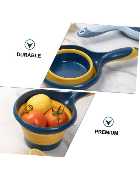 Cucharas de Agua Plegables TOPPERFUN 2 Pcs Mango Largo 27cm