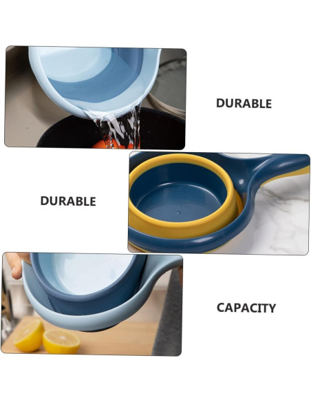 Cucharas de Agua Plegables TOPPERFUN 2 Pcs Mango Largo 27cm