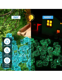 190 Piedras Brillantes Azules Landical para Acuarios y Jardines 2