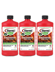 Gel Encendedor de Fuego Sterno - Paquete de 3 Botellas 0.47L