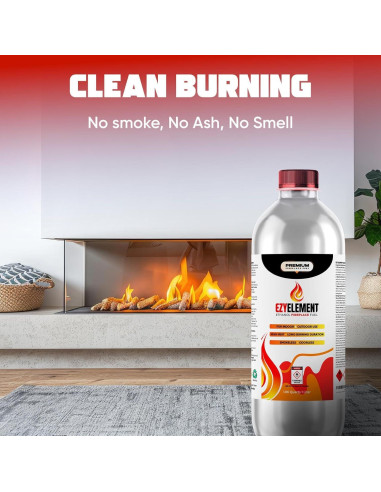 Combustible Bioetanol EZYELEMENT 12 x 1 Litro Ecológico