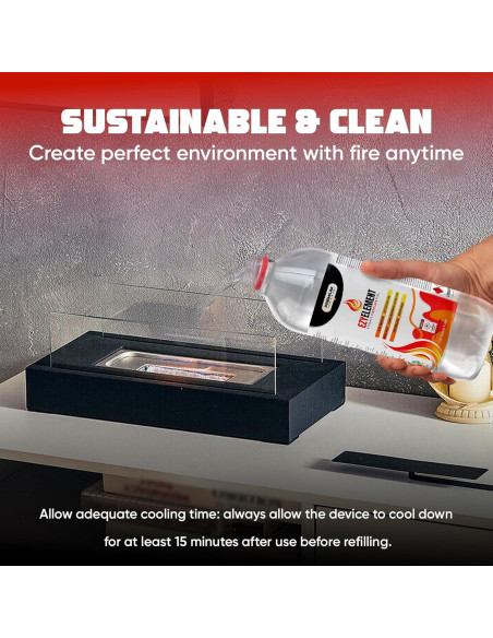 Combustible Bioetanol EZYELEMENT 12 x 1 Litro Ecológico