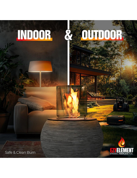 Combustible Bioetanol EZYELEMENT 12 x 1 Litro Ecológico