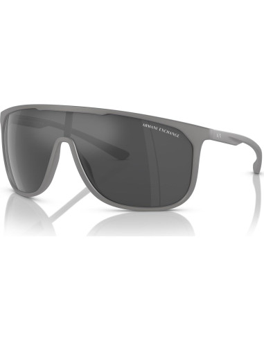 Gafas de sol cuadradas Armani Exchange AX4137SU gris mate