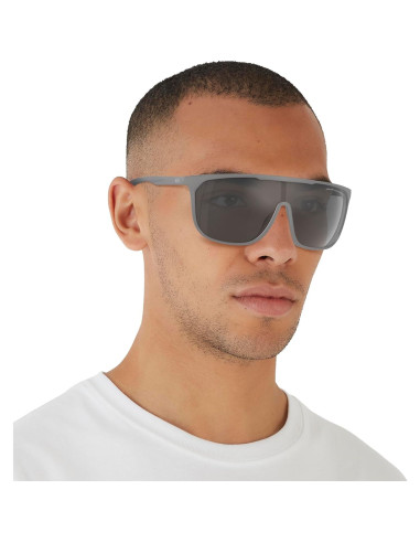 Gafas de sol cuadradas Armani Exchange AX4137SU gris mate