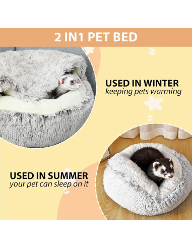 Cueva para Hurones SIT ZIT F001 - Hamaca Suave Lavable 25.4cm