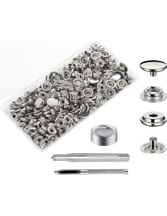 Kit 240 Broches de Presión Acero Inoxidable BetterJonny 15mm 2