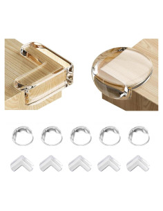 10 Protectores de Esquinas para Bebés Fhlbestyu Transparentes