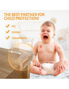 10 Protectores de Esquinas para Bebés Fhlbestyu Transparentes 2
