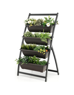 Huerto Vertical Elevado Giantex 4 Niveles 66x52x124cm