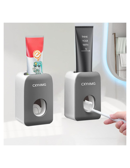Dispensador Automático de Pasta de Dientes CXYHMG Negro