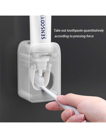 Dispensador Automático de Pasta de Dientes CXYHMG Negro