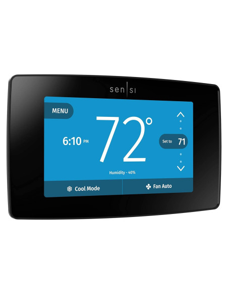 Termostato Inteligente Emerson Sensi Touch Wi-Fi Negro ST75