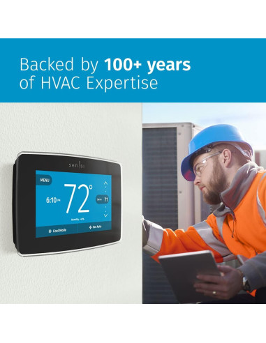 Termostato Inteligente Emerson Sensi Touch Wi-Fi Negro ST75