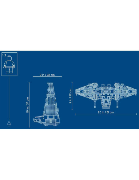 LEGO Star Wars Nave de Kylo Ren 75256 1005 Piezas