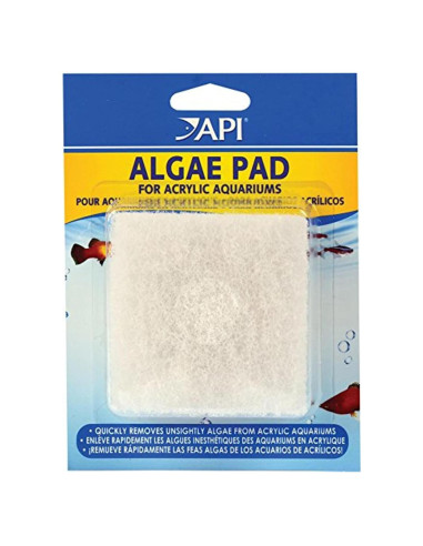 Almohadilla de Limpieza API para Acuarios Acrílicos 3.18x12.19cm