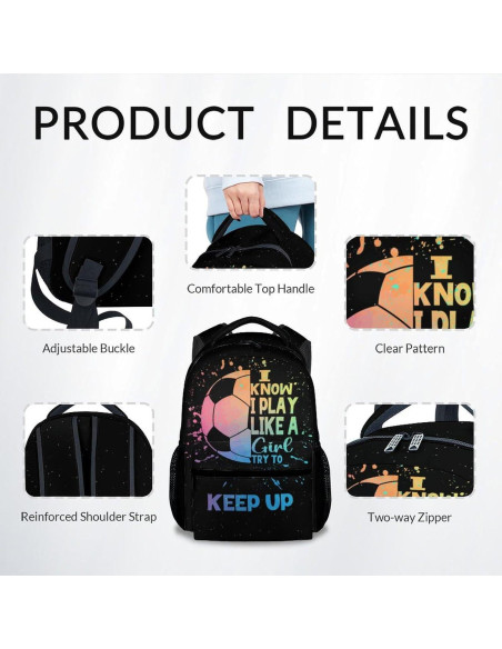 Mochila Escolar UNIKITTY 43.2 cm para Niñas con Correas Ajustables