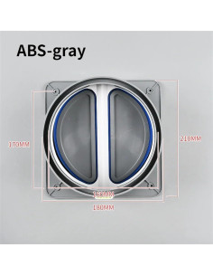 Válvula de Retención ABS para Campana de Cocina 150-180mm 2