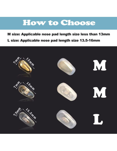 Cubiertas Almohadillas Nasales LVVFIT Silicona 5 Pares L