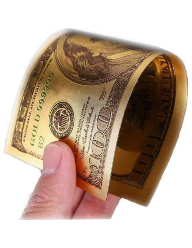 Set de 10 Billetes de 100 Dólares YIQILAFADA - Juguete Decorativo