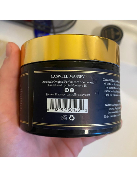 Crema de Afeitar Natural Caswell-Massey Almendra 226g