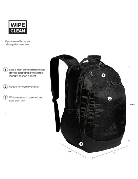 Mochila deportiva Adidas Defender con compartimento para zapatos