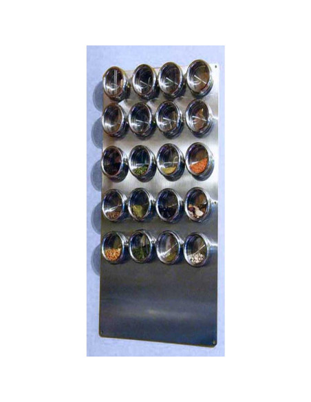 Base de Lata de Especias Acero Inoxidable RiversEdge 30x60 cm - Paquete de 2