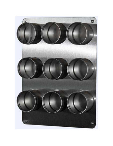 Base de Lata de Especias Acero Inoxidable RiversEdge 30x60 cm - Paquete de 2