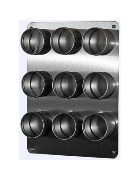 Base de Lata de Especias Acero Inoxidable RiversEdge 30x60 cm - Paquete de 2