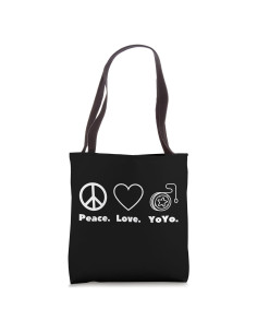 Bolsa de Mano Divertida Paz Amor Yoyo 40.64 cm